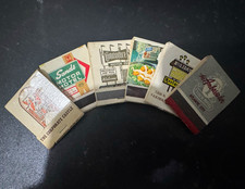 Lot Of 6 Vintage Hotel & Motel Matchbooks - Around U.S. picture