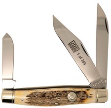 Queen Joe Pardue #49 Stag Stockman Knife 1 of 300 Titusville NIB picture