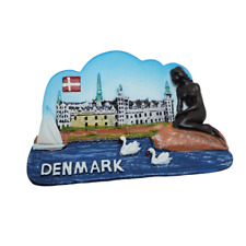 Denmark Refrigerator Fridge Magnet Souvenir Little Mermaid Christiansburg Palace picture