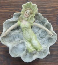 Antique Vintage German Bathing Beauty Bisque Figure Figurine Naughty Risqué Girl picture