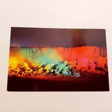 Postcard: American Falls - Illuminated in Winter - Niagara Falls, Canada  picture