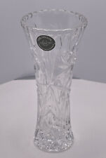 Lenox Vase Fine Czech Crystal 6 inch Pinwheel Star Burst collectible picture