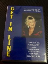 Vintage 1996 Get In Line Johnette Nichols Line Dance Instruction Electric Slide picture