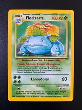 POKEMON FLORIZARRE (VENUSAUR) HOLO RARE 15/102 BASE SET FRENCH GD picture