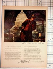 Vintage John Hancock Life Insurance Ad US Capitol Washington DC Ephemera picture