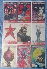 Bucky Barnes Winter Soldier #1,2,3,4,5,6 & 9,10,11 NM Lot Set Run picture