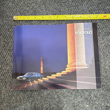 1987 Lincoln Town Car Portfolio Sales Catalogue Brochure Catalog picture