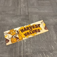 Vintage 1960's Libby's Harvest of Values Supermarket Advert Scarecrow Hat Paper picture