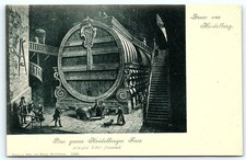 1899 Heidelberg, Germany Postcard: The Great Heidelberg Tun picture