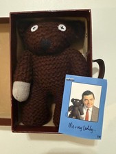 Rare, Authentic Mr Bean “Teddy on Board” in Travel Case, 7” Teddy, S/N 591408 picture