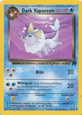 Pokemon Dark Vaporeon Team Rocket #45 PL EN picture