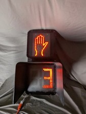 Vintage Durasig Walk Don't Walk Traffic Light Signal Polycarbonate picture