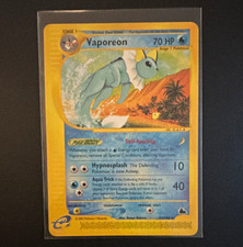 Nintendo Pokémon TCG Vaporeon EX Sandstorm 33/100 Rare Regular English 2003 picture