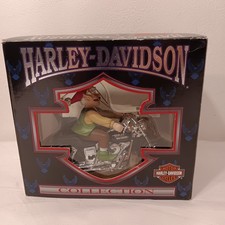 Vintage 1998 Harley Davidson Limited Edition Elf On A Cycle Christmas Ornament picture