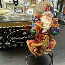 Christopher Radko Magnificent Journey Santa 25th Anniversary Santa Collection picture