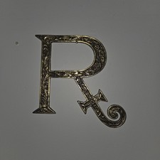 Antique Rx Pharmacy Advertisement Sign Metal Sign memorabilia  picture