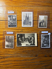 Lot of 6 Vintage Black & White Photographs with Cathedral Postcard picture