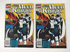 Marc Spectre: Moon Knight #21 Punisher Spider-Man Cover Lot of 2 (1990Marvel) picture