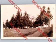 c1910 Cemetery Gravestones DARLINGTON Wisconsin WI Lafayette County RPPC Photo picture