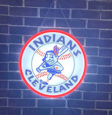 New Cleveland Indians LED 3D Neon Sign 16