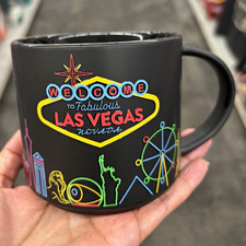 Welcome to Fabulous Las Vegas Nevada Black Souvenir Coffee Mug 15oz/443mL Cool  picture