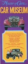 vintage 1970's brochure for House of Cars Museum, Colorado Springs, CO picture