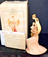 Eden's Angels Figurine 'Kindness', w/ Certificates. Ceramic. Boxed. Boy & Angel. picture