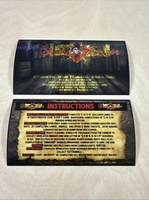 Bally Black Rose Pinball Apron Cards picture