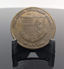Extraordinarily Rare 1986 US Army Challenge Coin Medial Department Regiment #449 picture