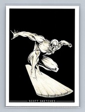 Silver Surfer - Scott Sketches Trading Card Print Fan Art picture