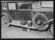 Alexandria Louisiana 1940s Farm Security Administration Car Side View picture