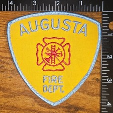 Augusta Georgia Fire Department Vintage Fire Fighting Patch picture