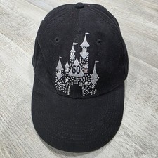 Disneyland Resorts Hat 60th Anniversary Diamond Celebration Black Adults One SZ picture