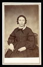 Foxcroft Maine 1861-1866 Unidentified Woman Seated Portrait Civil War Era picture