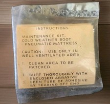 Vtg. Military Cold Weather Boot Pneumatic Mattress Maintenance Kit Vietnam Era picture