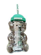 AUTHENTIC 2025 Glass Starbucks Bearista Bear Cold Cup Holiday Limited Edition  picture