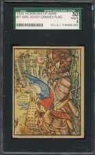 1938 HORRORS OF WAR #17 GIRL SCOUT CARRIES FLAG TO DOOMED MEN SGC 4 *DS13888 picture