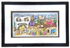 Original 3D POP ART Dental YABBA DABBA DOO Flintstones CHARLES FAZZINO 20/100DX picture