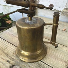 CLEAN Antique Clayton Lambert Brass Blowtorch Detroit MI Steampunk for Repurpose picture