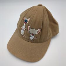 VINTAGE Pinky and The Brain Hat Warner Bros Studio Store Cap Snapback Hat USA picture