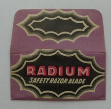 Vintage Razor Blade RADIUM Purple- RARE - One Blade - Only 3 Left picture