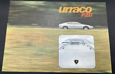 Vtg. Circa Early 1970s Lamborghini Urraco P-250 Dealer Brochure, Italy picture