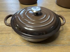 Le Creuset Cast Iron 22 Signature Marmite Soup Pot Ganache 2.5 Quart picture