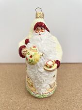 Patricia Breen Connaught Santa High Tea Party Fruit Berries Christmas Ornament picture