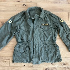 Vintage 1950s U.S. ARMY Field Jacket Without Liner M-1950 Size - LARGE picture
