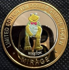 ⭐️MIRAGE TERRY FATOR HOTEL & CASINO Limited Edition 999% .6 Oz Pure Silver Strke picture
