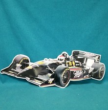 Vintage 1990s Miller #18 Bobby Rahal Indy Racing Car Tin Litho Wall Hanging 39