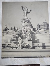 Antique 1901 Fountain of Abundance Photograph C.D. Arnold Pan-American Buffalo  picture