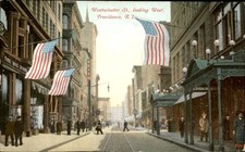 Providence RI Street Scene The Robbins Bros. Co. c1900s-10s Vintage Postcard picture