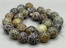Ancient Bactrain Natural Jade Carved Strange Of Beads - 3rd millennium picture